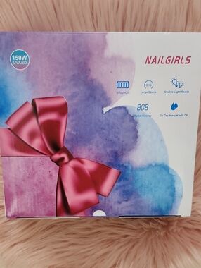 Brand New NAILGIRLS PROFESSIONAL RECHARGEABLE GEL NAIL LAMP